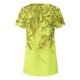 thumbnail image 3 of Blusas de Manga Corta para las Mujeres Botón Impreso Cuello Redondo Top Casual, Blusas para las Mujeres Casual, 3 of 5