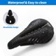 thumbnail image 4 of Cojín de Asiento de Bicicleta Cómodo de Unique Bargains para Doble Absorción de Choques, Sillín Ergonómico de Bicicleta con Acolchado Impermeable y Suave para Montaña Engrosado 3D 1 Juego, 4 of 7