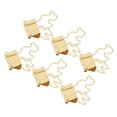 thumbnail image 5 of 100 clips lindos para encuadernación en forma de pato, sujeción fuerte, abrazaderas pequeñas de metal duraderas para el hogar, escuela, oficina, color dorado, 5 of 5