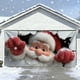 thumbnail image 1 of Cortina para puerta de garaje, adornos navideños, cubierta para puerta de garaje, decoración navideña, cubierta para puerta de garaje de Papá Noel, decoración navideña, adornos navideños, decoraciones, 1 of 5
