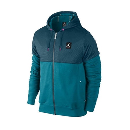 Jordan Mens Flight Future Remix Hoodie,Blue,S