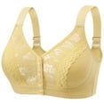 thumbnail image 5 of ALLLIST Women Bras Front Closure Lifting Back Smoothing Sleep Beige Push up Embroidery T Shirt Ladies Bras Size 36-52, 5 of 5