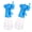 Blue, variant on Quiet Handheld Misting Fan Portable Coolers For Travel Outdoor For Gym Hiking Hydrations Heat and Dry Indoor
