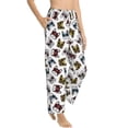 thumbnail image 6 of Salouo Bulldog Sunglasses Face Print Women's Pajama Pants Casual Loose Sweatpants PJs Flowy Pants Drawstring Palazzo for Women Wide Leg Pants Lounge Pajama -X-Large, 6 of 8