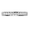 thumbnail image 3 of Andrea Jewelers Sz 5 Sterling Silver 925 CZ Cubic Zirconia Wedding Band Ring, 3 of 4