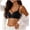Black, variant on Jelly Bras for Women Wireless Push up Thin Solid Color Breathable Large Size,Sizes S-XL