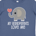 thumbnail image 4 of Inktastic My Grandparents Love Me Baby Clothes Boys or Girls Baby T-Shirt, 4 of 5