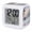 Gray, variant on Christmas Digital Alarm Clock for Bedrooms, Smart LED Alarm Clock with 7 Color Changing Night Light, Snowman Snowflake Red Xmas Birds Rustic Silent Wake Up Clocks for Sleep Study Cooking 3.2"x3.2"