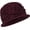 Red, variant on Kukuzhu Wool Cloche Bucket Hat for Women 1920s Floral Bowler Cap Elegant Church Dress Cap Winter Warm Fedora Hat