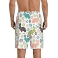 thumbnail image 3 of Kdxio Easter Rabbit Print Mens Sleep Shorts Bottoms Soft Comfy Pajama Wear Pants with Drawstring Pockets, 3 of 7