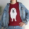 thumbnail image 2 of Great Pyrenees Dog Smiling T-shirt, 2 of 2