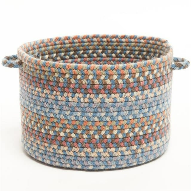 Rhody Rug BH97B010X008 10 x 8 in. Bar Harbor Bluestone Basket, Multi Color