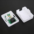 thumbnail image 1 of FLAMEEN Cat6 Mount Box,2Pcs RJ45 Surface Mount Box Cat6 Single-Port Desktop Information Junction Boxes,Surface Mount Box, 1 of 8