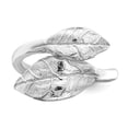 thumbnail image 4 of Sterling Silver Rhodium-plated Leaf Ring QR6561, 4 of 5