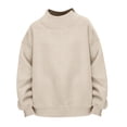 thumbnail image 3 of Shinyii Girls Neck Lined Sweatshirt Oversized Pullover Top, Sizes 3-16, 3 of 4
