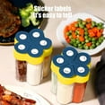 thumbnail image 6 of Nilvkv 5 in 1 Spice Container and Pepper Shaker Transparent Seasoning Shaker Can Filter Lumps Spice Jars for Home Restaurant Kitchen Cooking Steak BBQ, 6 of 6
