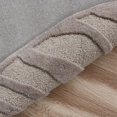 thumbnail image 4 of 8â€™ Round Taupe Zebra Pattern Area Rug, 4 of 5