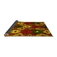 thumbnail image 2 of Ahgly Company Indoor Rectangle Abstract Yellow Modern Area Rugs, 6' x 9', 2 of 4