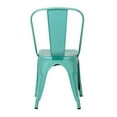 thumbnail image 2 of Heavenly Collection Blue Metal Dining Chair, 2 of 3