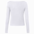 thumbnail image 5 of Towmus Long Sleeve Undershirt for Women Women's Regular-Fit Long-Sleeve Crew neck T-Shirt Basic Tops, 5 of 6