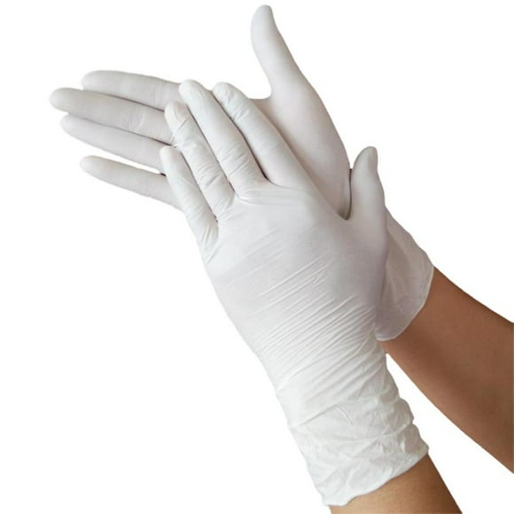 Disposable Nitrile Gloves Examination Thick Latex Gloves Protection Experiment Latex Food-Grade Gloves
