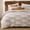 Beige Apricot Textur, variant on 100% Cotton Double Gauze Striped Duvet Cover Set Queen Size,Mist Blue Wide Stripe Pattern Soft Breathable Cotton Bedding Set Modern Minimalist 3 Piece Quilt Duvet Set for All Seasons