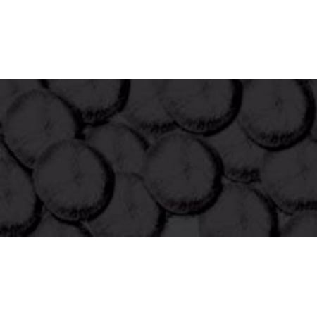 Pom-poms 1.5" 15/pkg-black