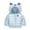 Blue, variant on KYAIGUO 9M-6T Girls Boys Winter Cartoon Down Outwears with Hoodie for Baby Toddler Padded Thicken Jackets Infant Zip up Warm Bear Ears Fleece Coats