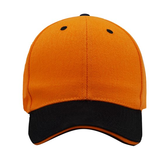 Fgnfyis Mens Hats Mens and Womens Summer Fashion Casual Sunscreen Cap Hats Womens Baseball Caps Orange_002 One Size