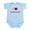 Sky Blue, variant on CafePress - I Love Heart Yiayia Infant Bodysuit - Baby Light Bodysuit, Size Newborn - 24 Months