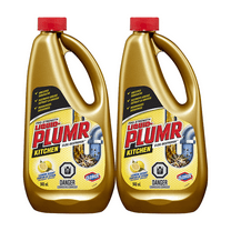 Plumbr Kitchen Clog Destroyer Lemon Scent - (946ml  x  2 )- 2 Pack bottles