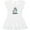 AA-White, variant on Inktastic KiniArt Unicorn Girls Toddler Dress