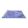 thumbnail image 2 of Ahgly Company Machine Washable Indoor Rectangle Persian Blue Traditional Area Rugs, 5' x 7', 2 of 4