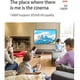 thumbnail image 3 of 60-inch portable foldable projector screen high density white no creases soft projection screen 16:9 indoor outdoor, 3 of 5