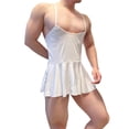 thumbnail image 3 of Sakmal Sleeveless Mens Moomoo Nightgowns Lightweight Babydoll Sleepshirt White Scoop Neck Nightgowns for Men Free Size, 3 of 4