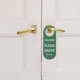 thumbnail image 3 of PU Leather Do Not Disturb Door Hanger Sign Double Side Welcome Please Knock Sign for Dorm Hotel Home Office Meeting Rooms, 3 of 4