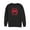 Black, variant on Men's Marvel Spider-Man: Into the Spider-Verse Symbol  Sweatshirt Black 2X Large