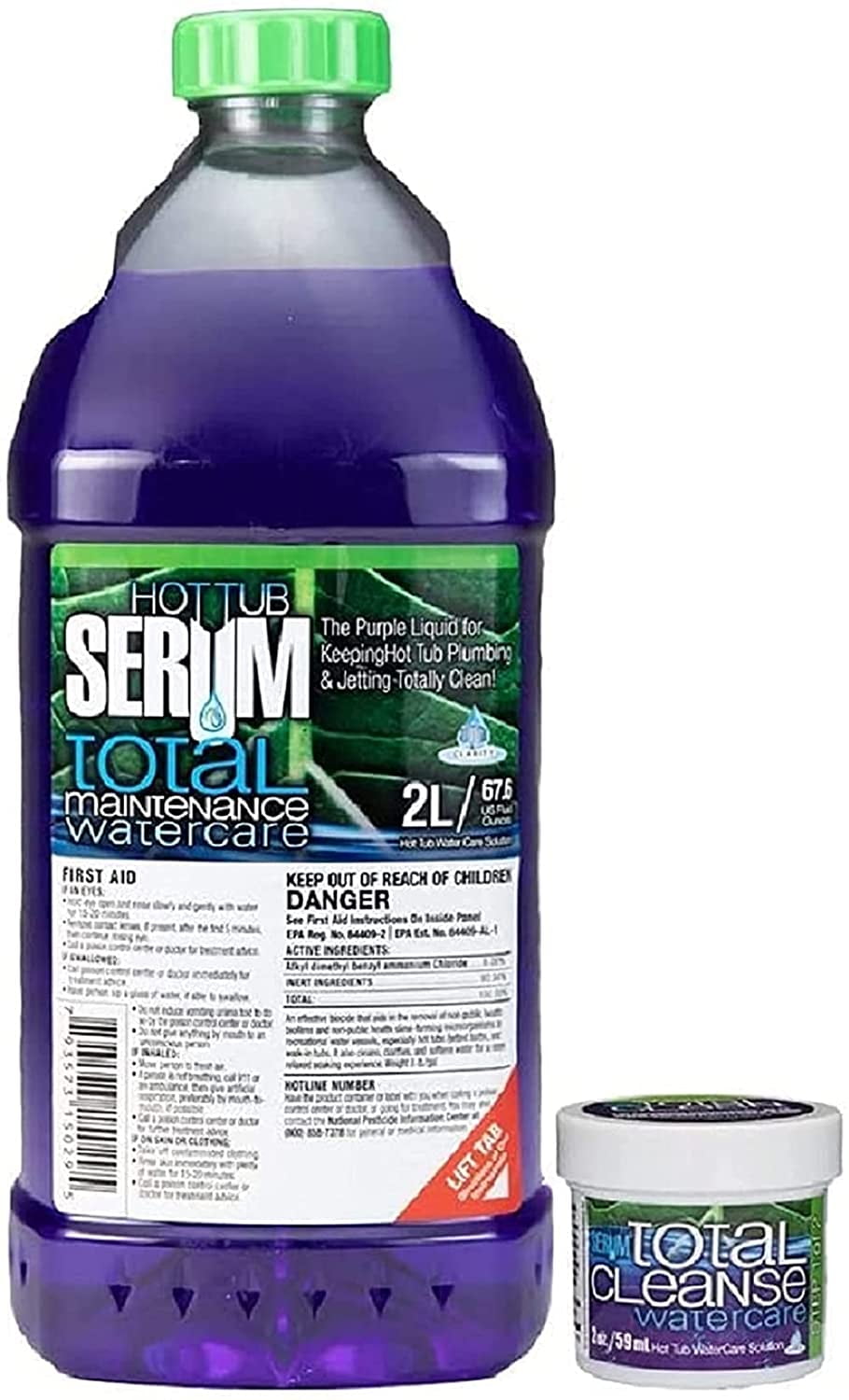 Post Shetland Dicht Hot Tub Serum - Total Maintenance (2 Ltr. Liquid) with Total Cleanse Jetted Hot  Tub, Spa & Jacuzzi Cleaner/Pool Conditioner Water Care Combo Kit (2 oz.  Gel) - Walmart.com