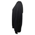 thumbnail image 7 of Cardigan Sweaters Women Trendy Women Open Front Long Sleeve Pure Color Hooded Knit Sweater With Double Pockets Cardigan Sweaters Black XXL, 7 of 7