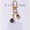 Black E7983 golden door buckle + B3547 + B2964, variant on 1PC Mini Rose Flower Keychain Romantic Alloy Key Chain Ring Bag Backpack Charm Earbud Case Accessories Valentine's Day Women daily uses Gift
