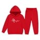 thumbnail image 5 of Cowsor Little Girls Outfits 2 Piece Toddler Long Sleeve Sweatshirt Leggings Pants Clothing Set, 5 of 6