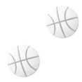 thumbnail image 2 of Transemion 4pcs Mute Door Rear Wall Waterproof Anti-Collision Pad Crash Waterproof Anti-Collision Pad Basketball Style 5cm white 2Set, 2 of 6