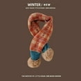 thumbnail image 4 of Kids Knit Scarf Toddler Winter Warm Scarves Neck Warmer Fashion Pompom Scarf for Boys Girls, 4 of 4