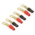 thumbnail image 2 of 3 Pares de 1/0 Awg de Potencia de sonido para El Automóvil Cable de a Tierra Conector de Terminal de Latón shamjiam 0 AWG Ring Connector Terminal, 2 of 8