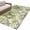 Lemon Green Light Purple, variant on Dark Sage Green Botanical 2'x6' Runner Rugs for Hallway Kitchen Bedside Non Slip, Spring Floral Summer Botanical Retro Entryway Rug Runners with Rubber Backing, Long Carpet Runner for Laundry Room