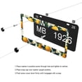 thumbnail image 5 of Lemon with Green Leaves License Plate Frames for Women Men Car Plate Holder Cover Metal Tag Aluminum Car Accessories Front Rear Plate Decor, 5 of 6