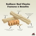 thumbnail image 4 of Redbarn All-Natural Large Beef Cheek Rolls for Dogs Grain-Free Chew Treat 3ct, 4 of 6