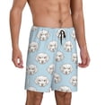 thumbnail image 2 of Wukai Dog Men’s Short Pajama Pants With Pockets Soft Sleep Pj Shorts for Men-Large, 2 of 6