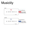 thumbnail image 3 of Set de pastillas Musiclily Wilkinson M Series Alnico 5 P90 para LP/SG, 3 of 6