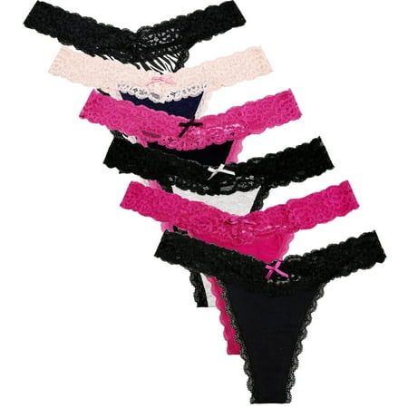 

BeautyIn Women s Comfort Panties Cotton Underwear Lace Hipster 6 Pack